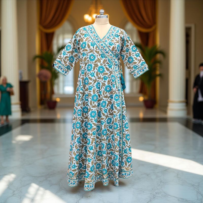 Cotton Jalabiya Double Closh Dress Priam Crystal 06