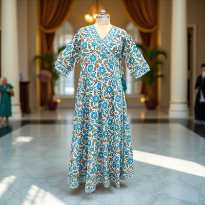 Cotton Jalabiya Double Closh Dress Priam Crystal 06