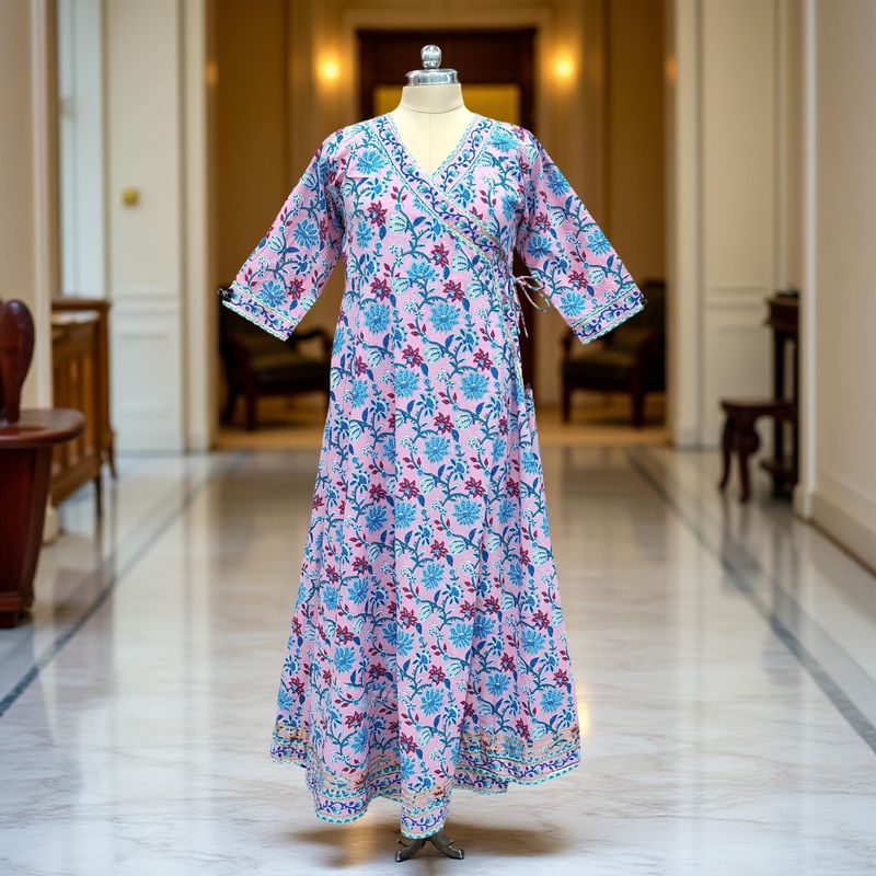 Cotton Jalabiya Double Closh Dress Priam Crystal 08