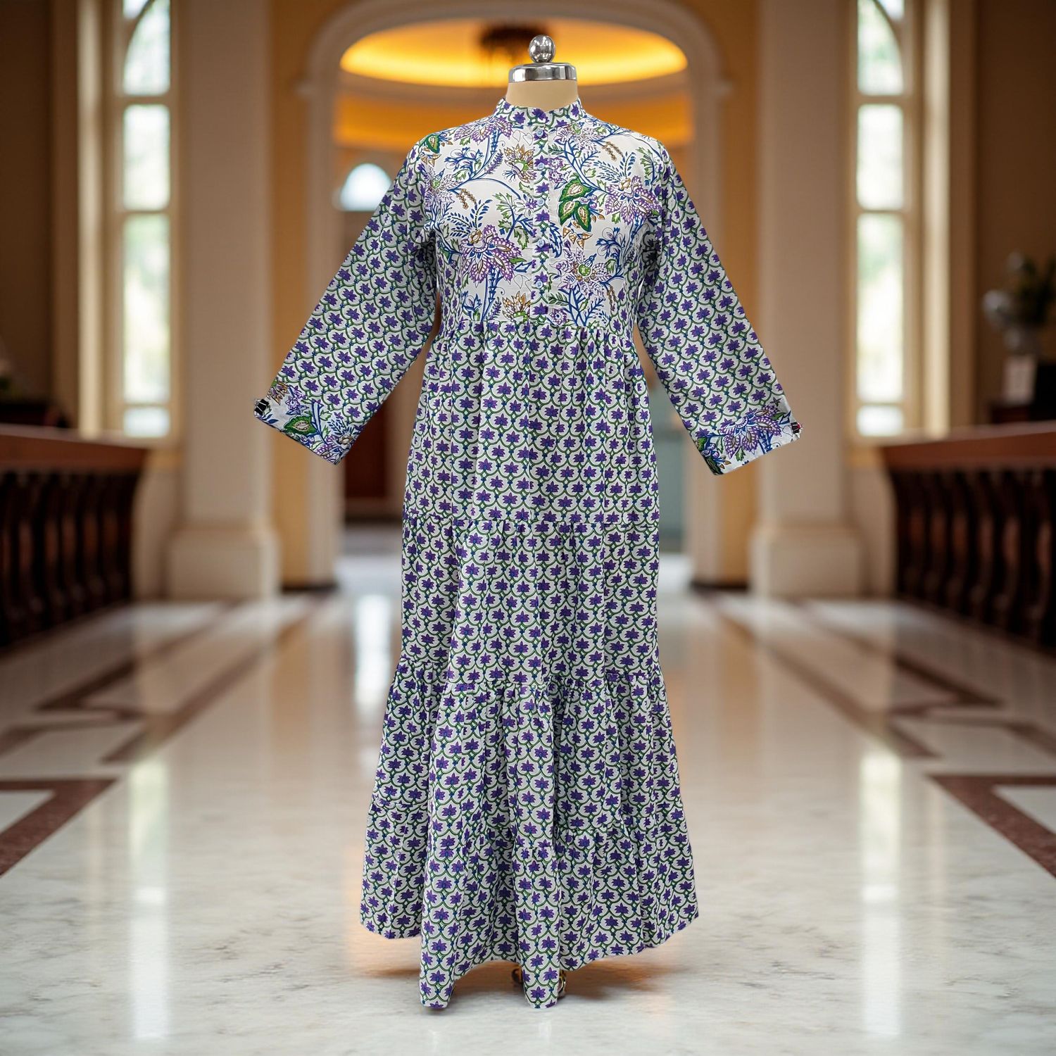 Cotton Jalabiya Dress Safia 06