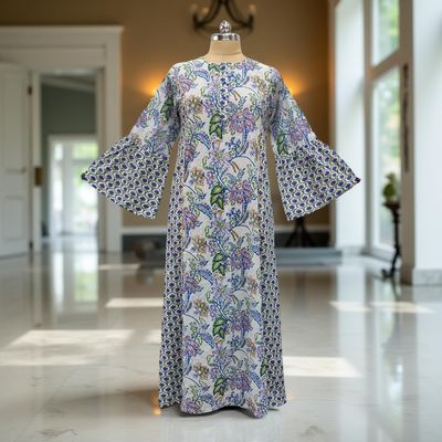 Cotton Jalabiya Dress Marry Crystal 01