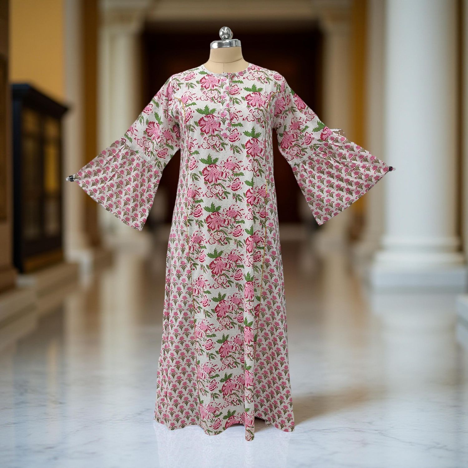 Cotton Jalabiya Dress Marry Crystal 04