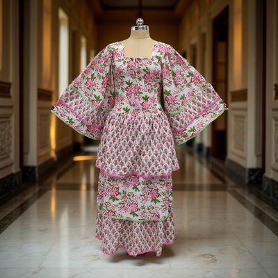Cotton Jalabiya Double Closh Dress Rahima Crystal 03