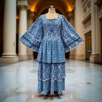Cotton Jalabiya Double Closh Dress Rahima Crystal 05