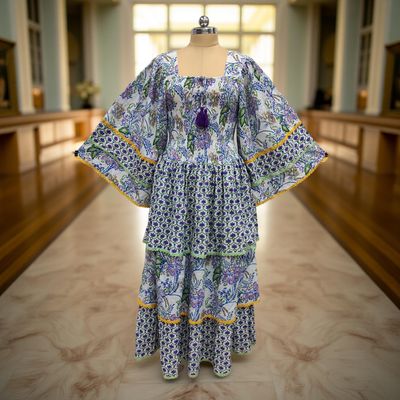 Cotton Jalabiya Double Closh Dress Rahima Crystal 04