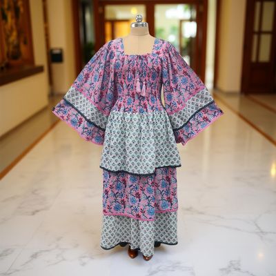 Cotton Jalabiya Double Closh Dress Rahima Crystal 06