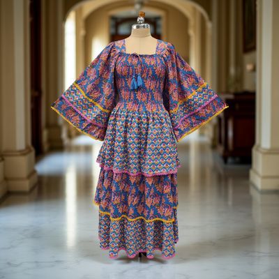 Cotton Jalabiya Double Closh Dress Rahima Crystal 08