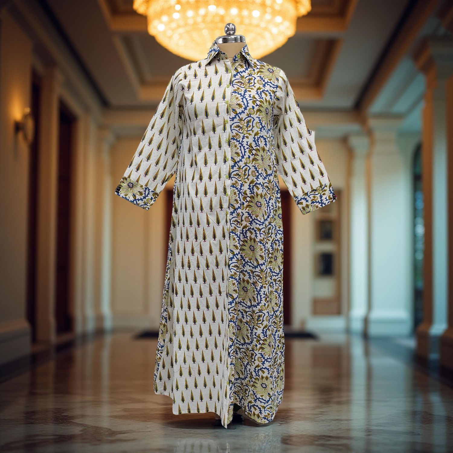Cotton Jalabiya Dress Singapore Crystal 06