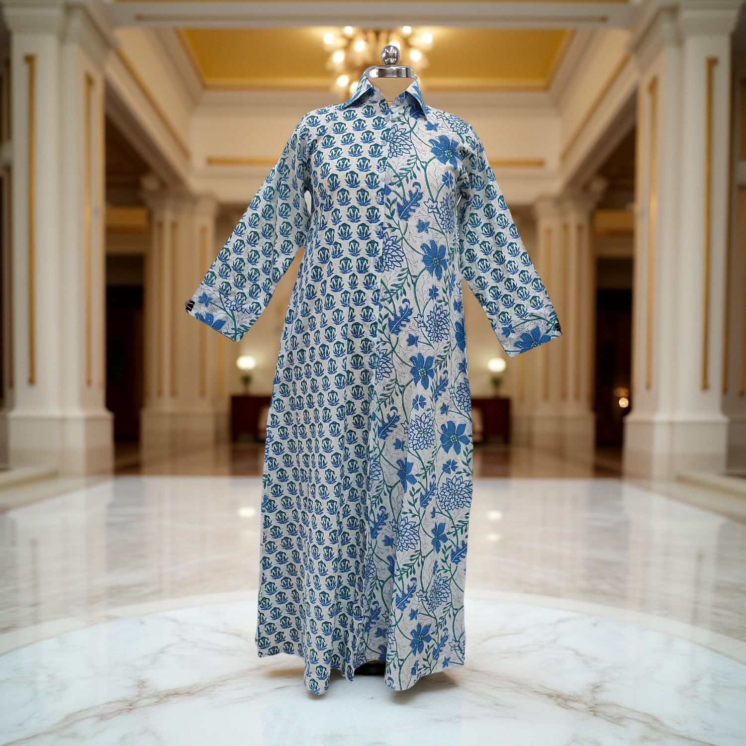 Cotton Jalabiya Dress Singapore Crystal 08