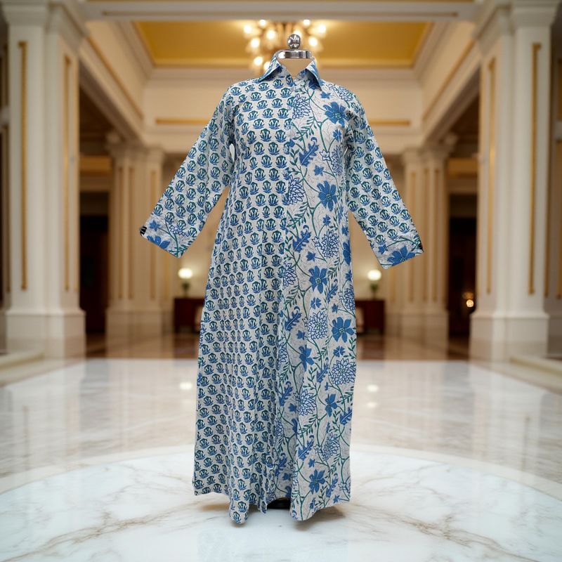 Cotton Jalabiya Dress Singapore Crystal 08