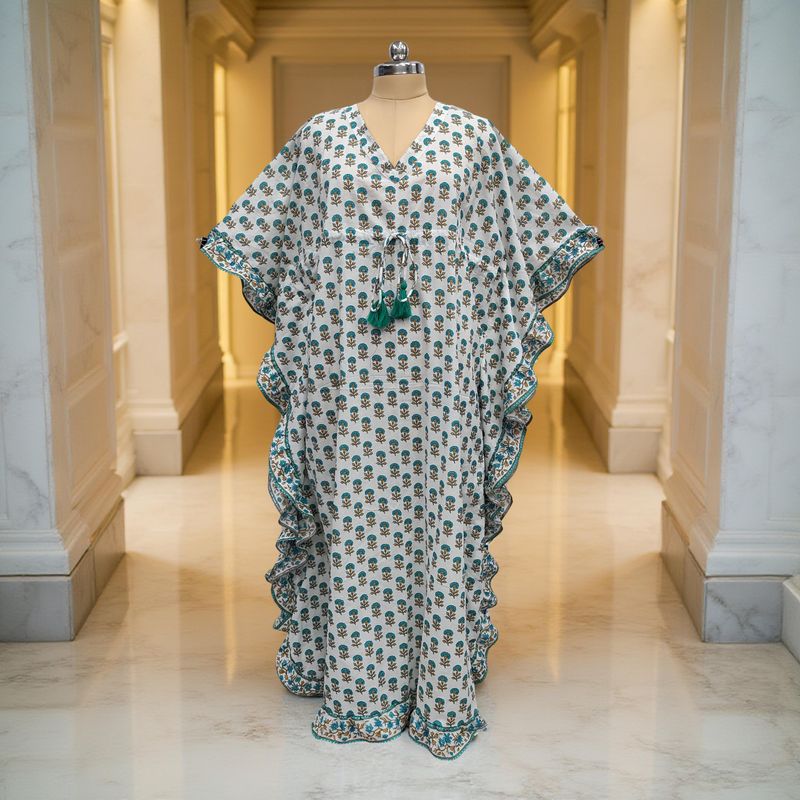 Cotton Jalabiya Dress Farasha Kaftan 02