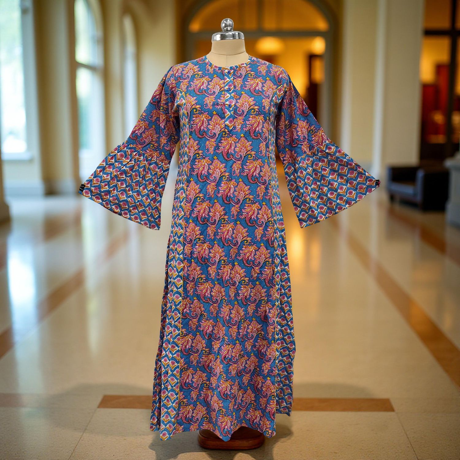 Cotton Jalabiya Dress Marry Crystal 10