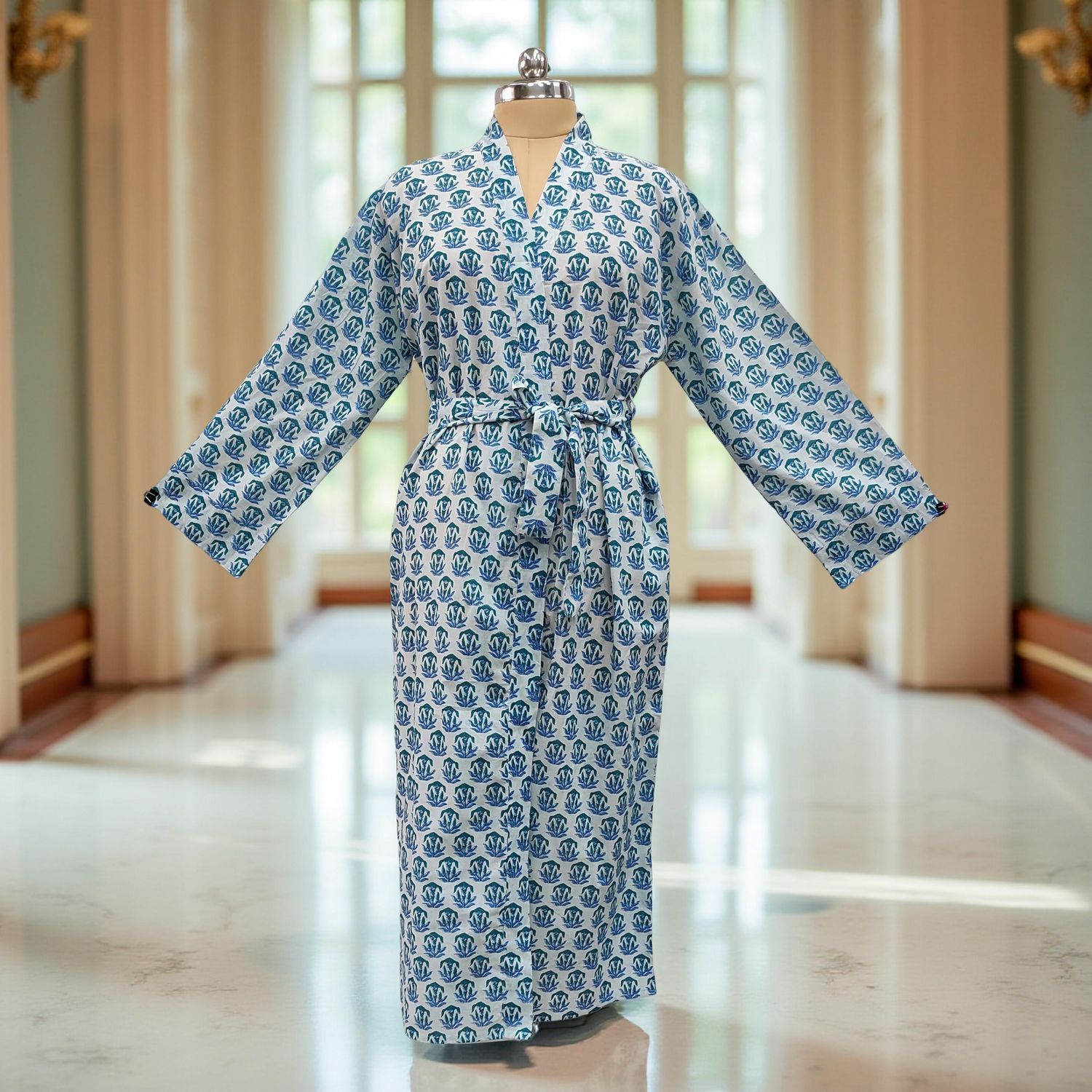 Cotton Jalabiya Dress Kimono 01