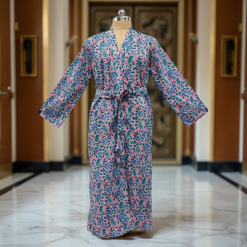 Cotton Jalabiya Dress Kimono 03