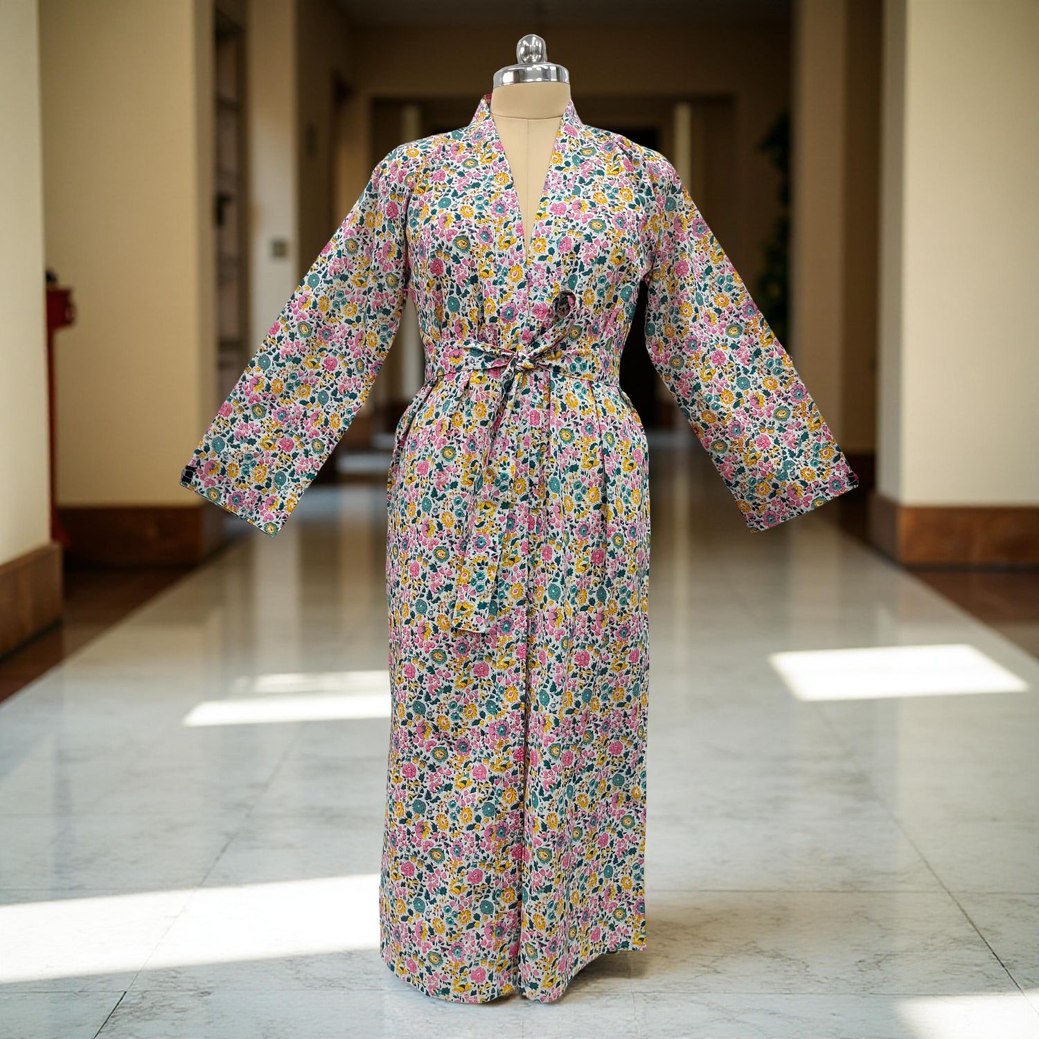 Cotton Jalabiya Dress Kimono 06