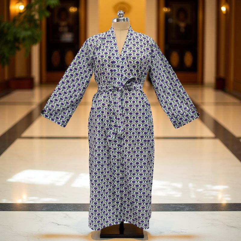 Cotton Jalabiya Dress Kimono 05