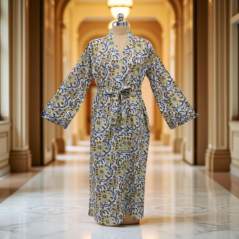 Cotton Jalabiya Dress Kimono 10