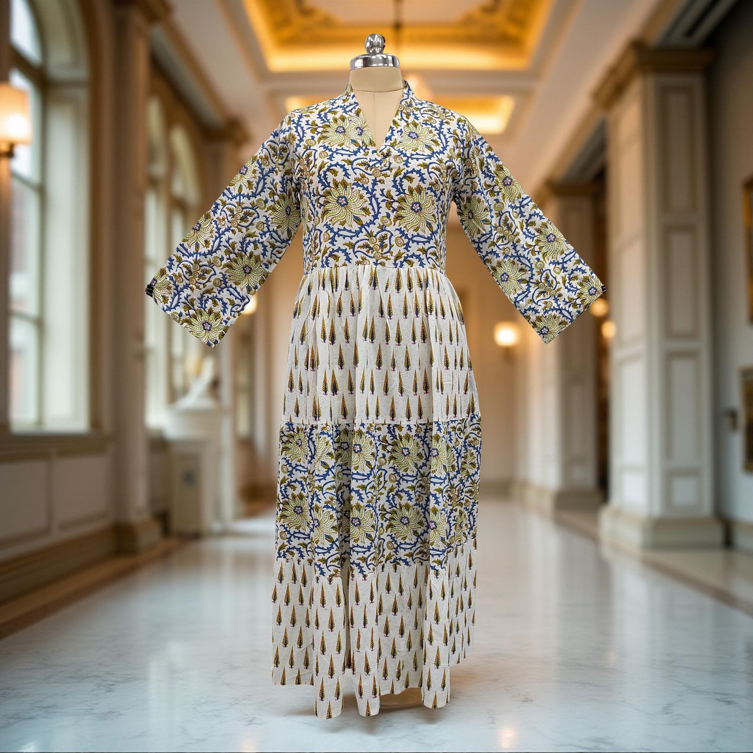 Cotton Jalabiya Dress Maldives Crystal 07