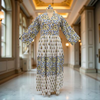 Cotton Jalabiya Dress Maldives Crystal 07