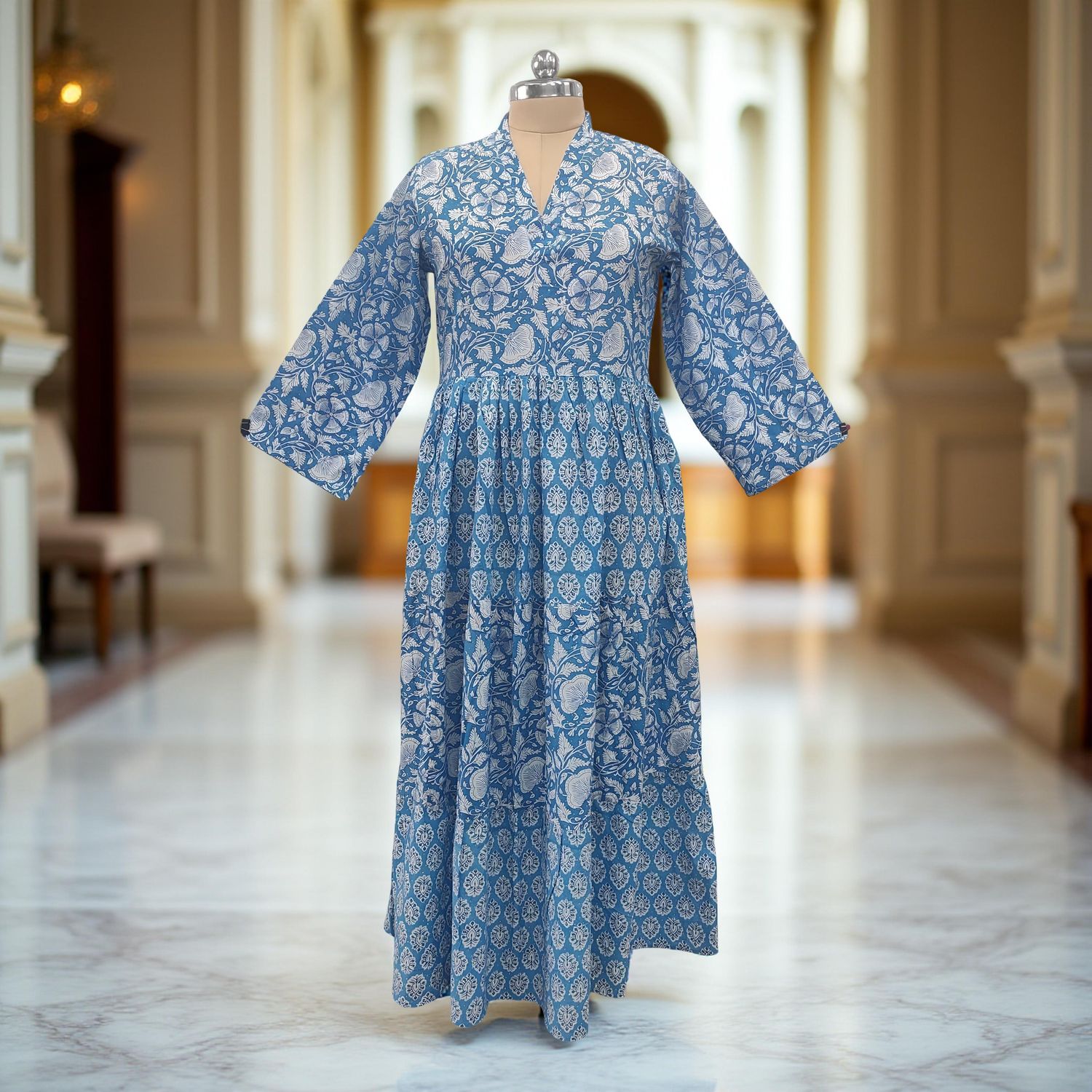 Cotton Jalabiya Dress Maldives Crystal 08