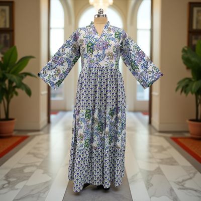 Cotton Jalabiya Dress Maldives Crystal 09