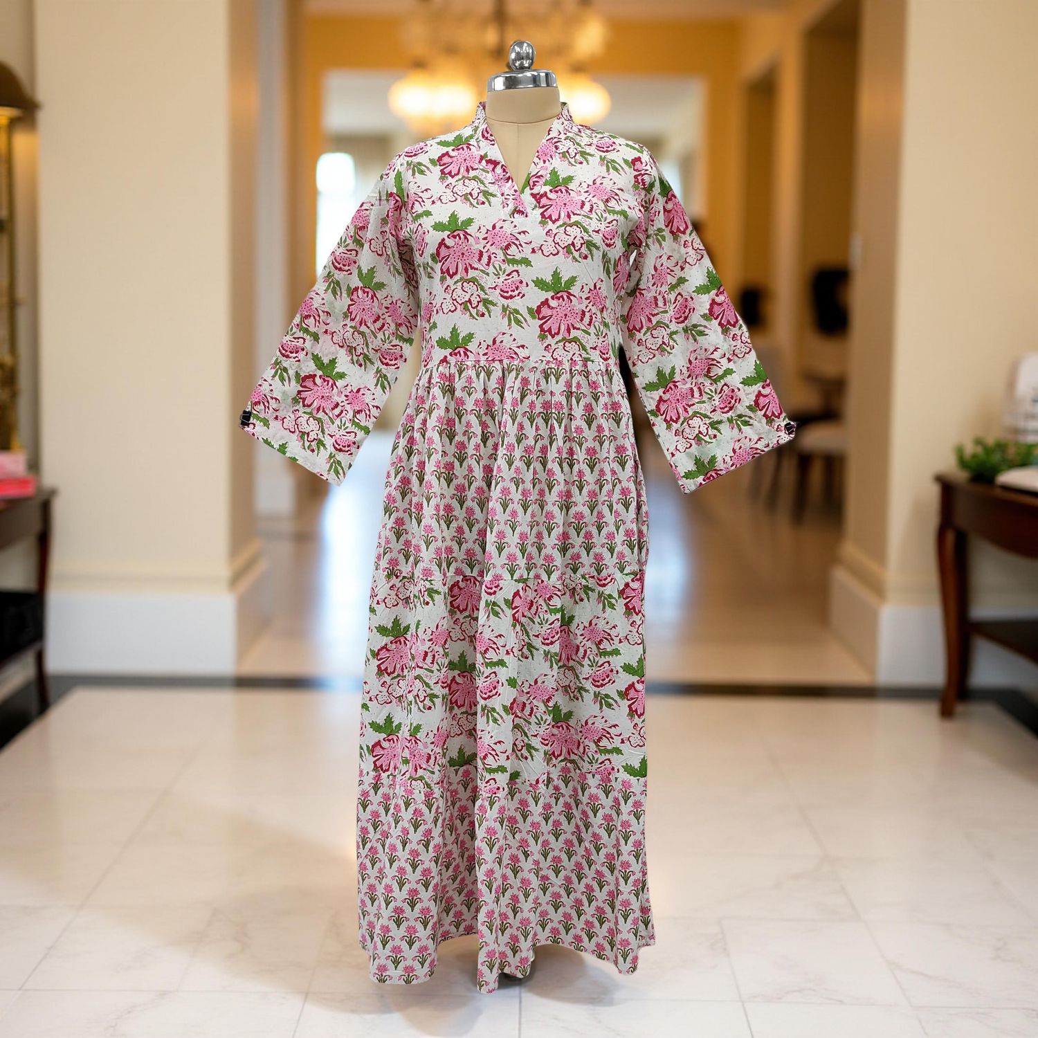 Cotton Jalabiya Dress Maldives Crystal 06