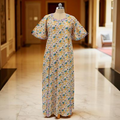 Cotton Jalabiya Dress Marya Crystal 05