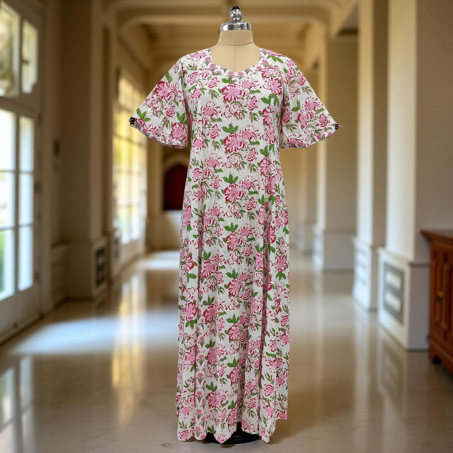 Cotton Jalabiya Dress Marya Crystal 08