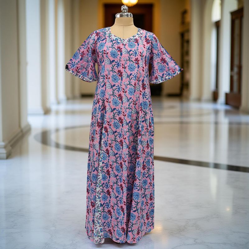 Cotton Jalabiya Dress Marya Crystal 04
