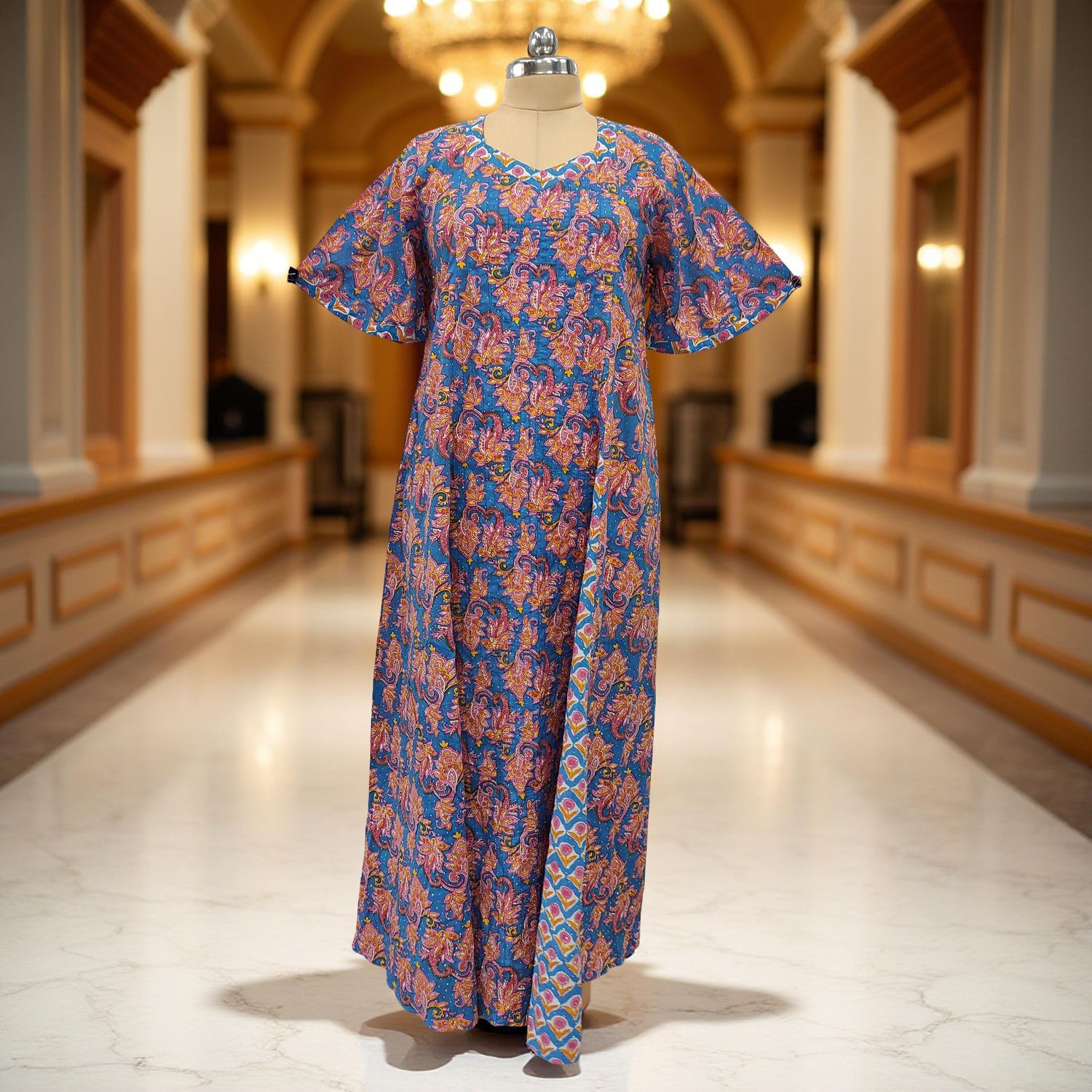 Cotton Jalabiya Dress Marya Crystal 06