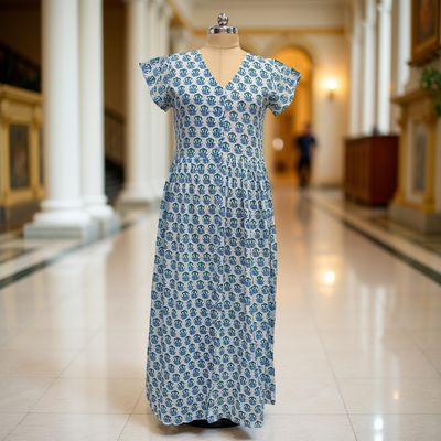 Cotton Jalabiya Dress Precious Crystal 04