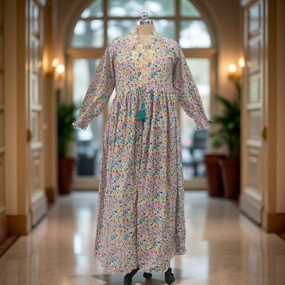 Cotton Jalabiya Dress Fahima Crystal 04