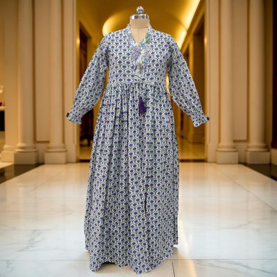 Cotton Jalabiya Dress Fahima Crystal 09