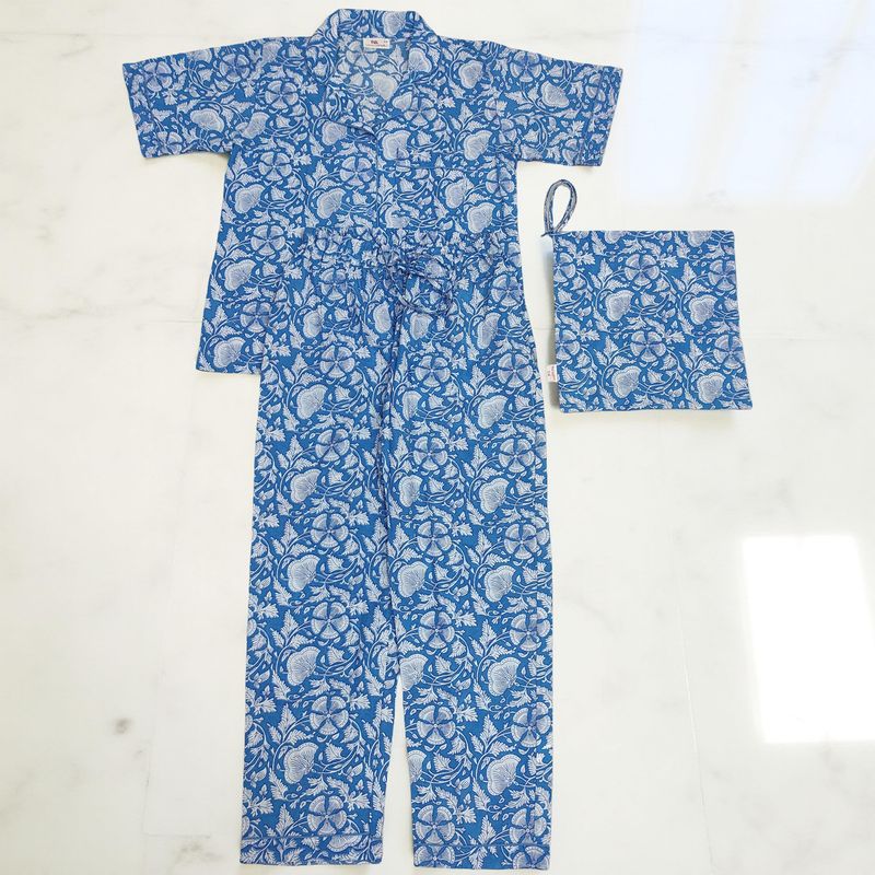 Cotton Short Sleeves Pajama Set 04