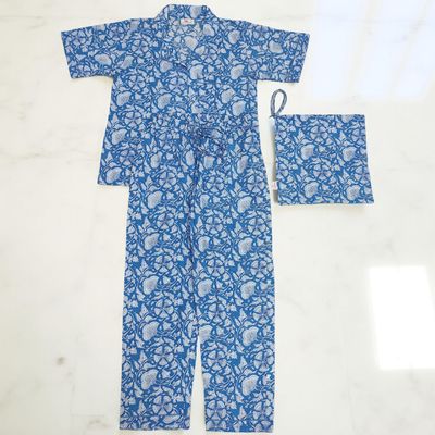 Cotton Short Sleeves Pajama Set 04