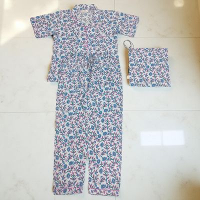 Cotton Short Sleeves Pajama Set 06
