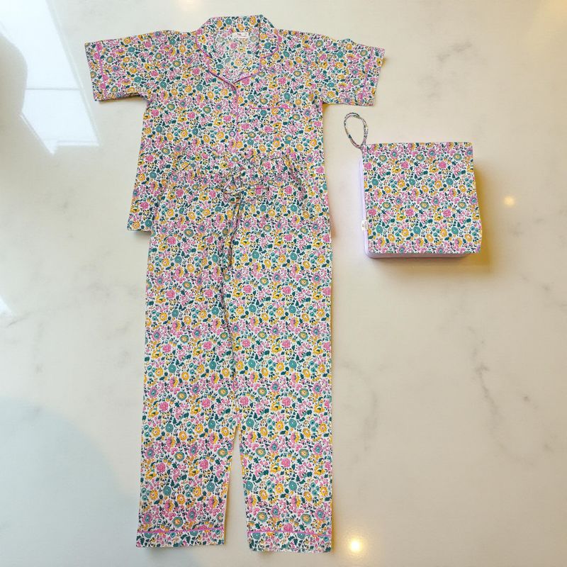 Cotton Short Sleeves Pajama Set 16