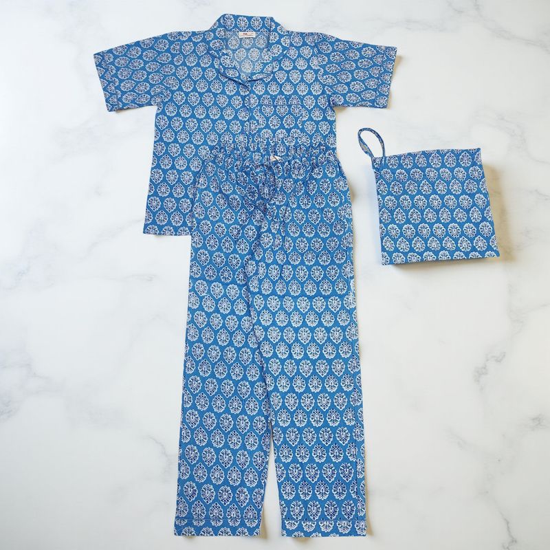 Cotton Short Sleeves Pajama Set 05