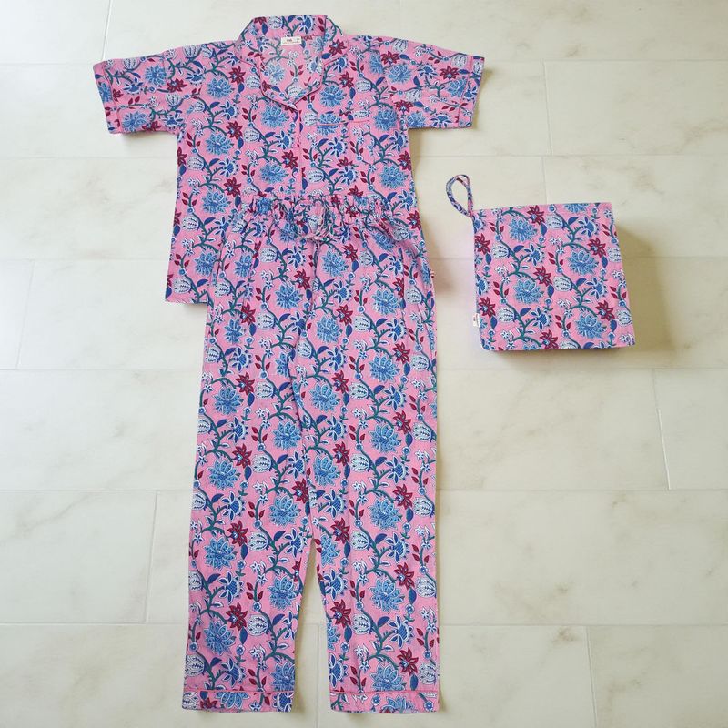 Cotton Short Sleeves Pajama Set 11