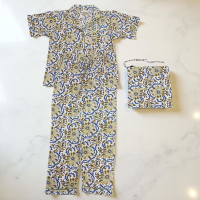 Cotton Short Sleeves Pajama Set 12
