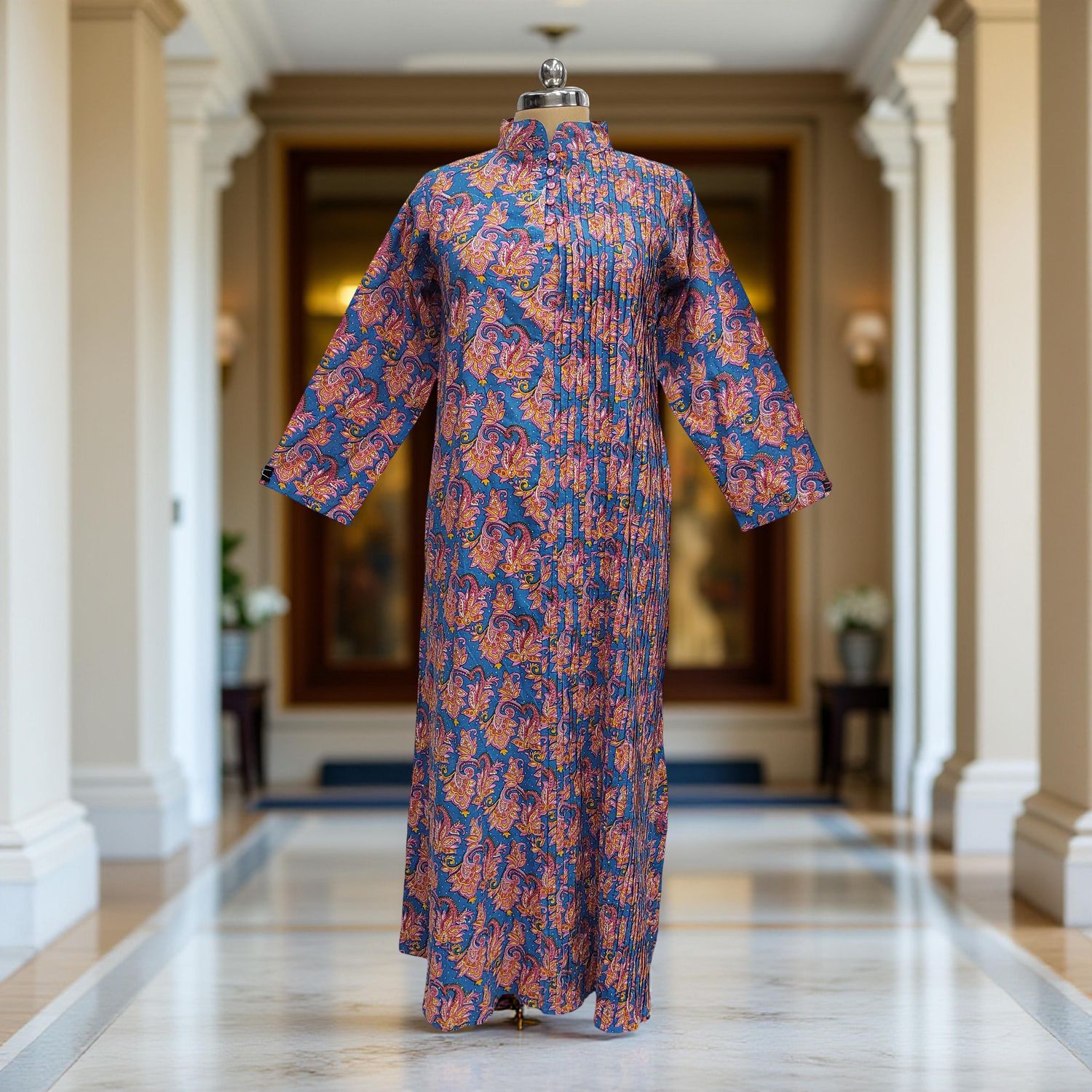Cotton Jalabiya Dress Maira Crystal 03