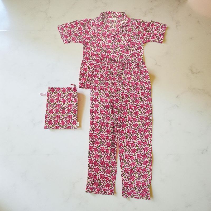 Cotton Short Sleeves Pajama Set 21