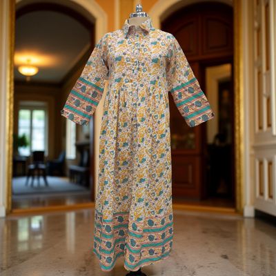 Cotton Jalabiya Dress Ana Crystal 09