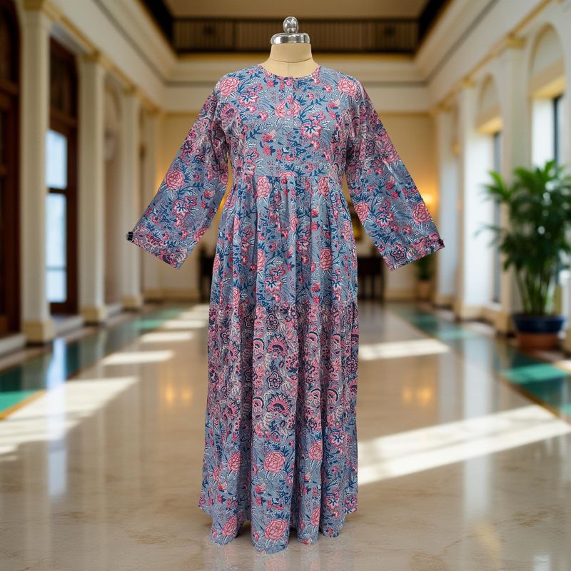 Cotton Jalabiya Dress Juhi Crystal 07