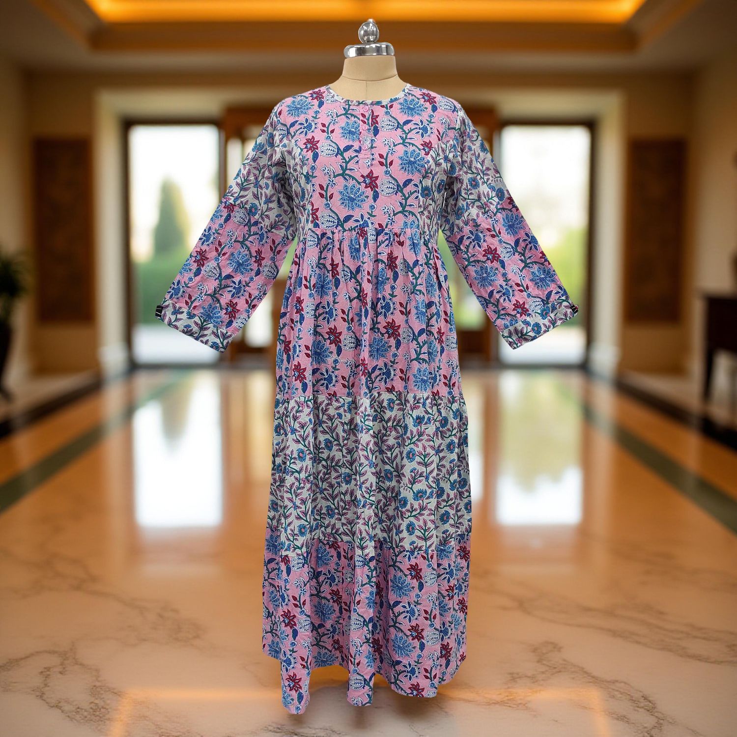 Cotton Jalabiya Dress Juhi Crystal 03
