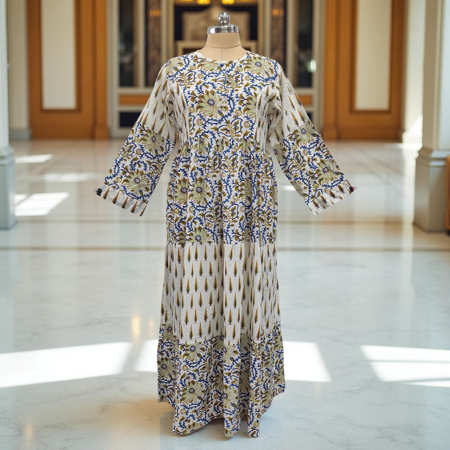 Cotton Jalabiya Dress Juhi Crystal 04