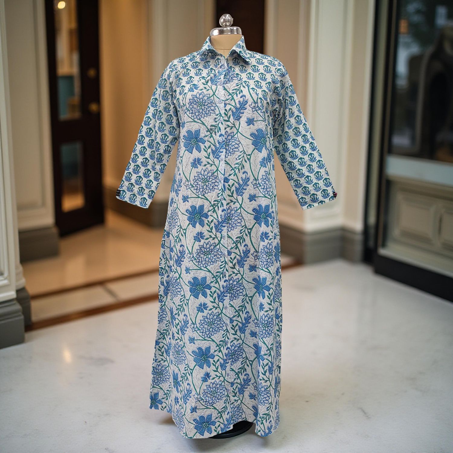 Cotton Jalabiya Dress Honey Crystal 01