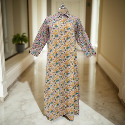 Cotton Jalabiya Dress Honey Crystal 03
