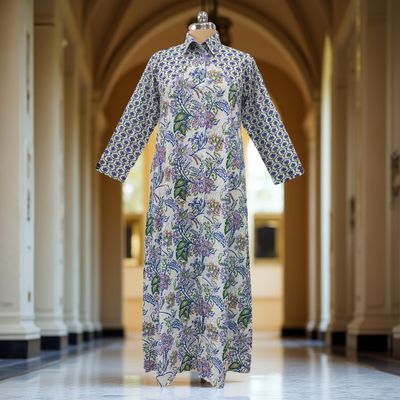 Cotton Jalabiya Dress Honey Crystal 04