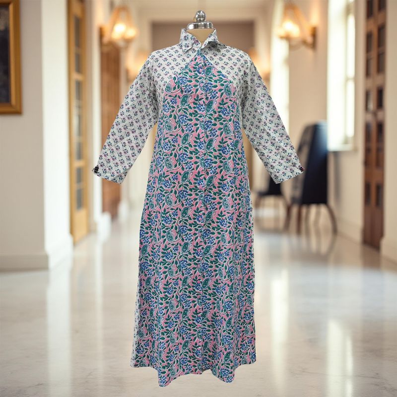 Cotton Jalabiya Dress Honey Crystal 06